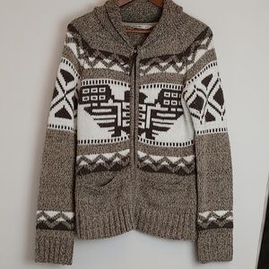 Bluenotes Sweater Womens Sz Sm Zipup.  Wool blend